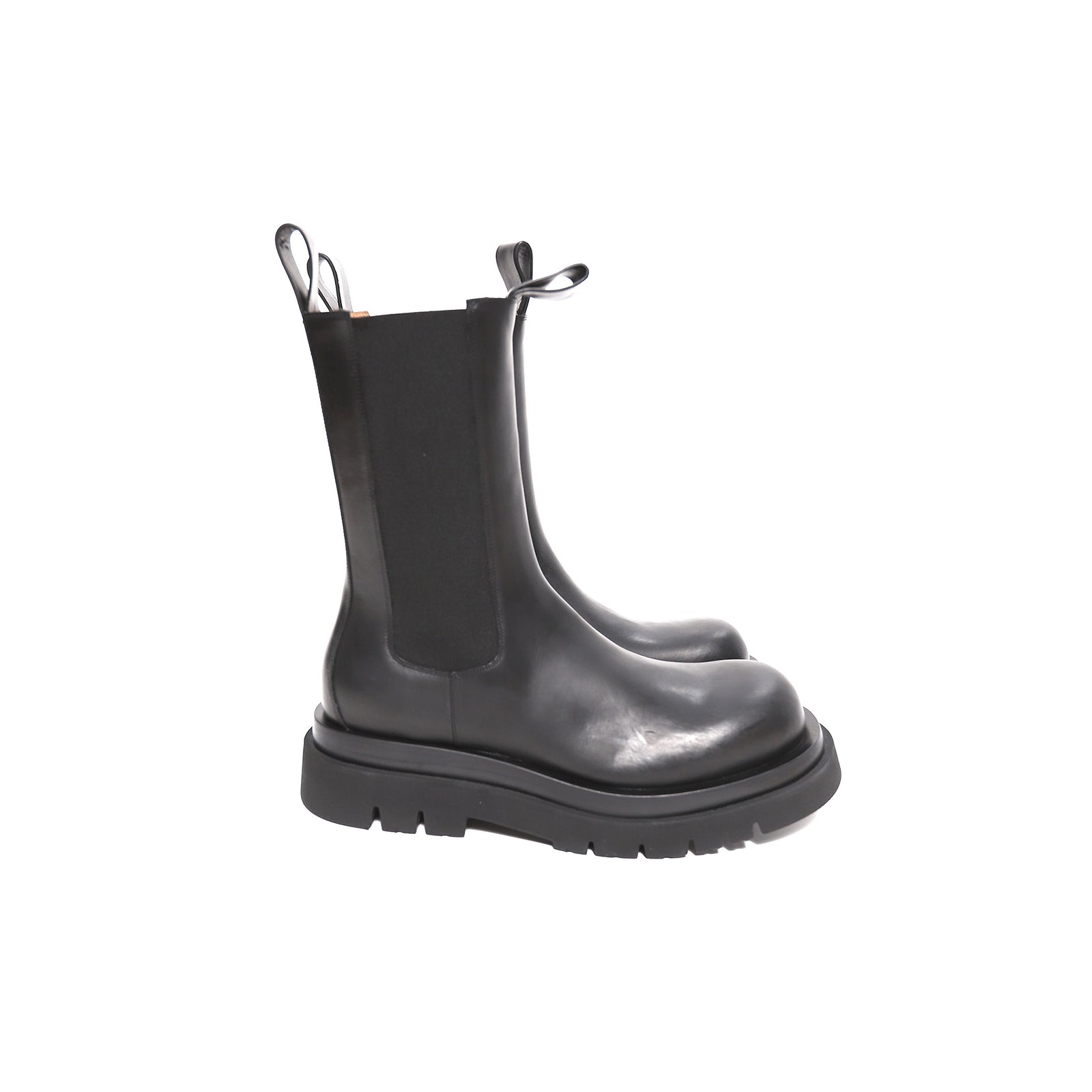 Bottega Veneta by Daniel Lee Black Lug Boots