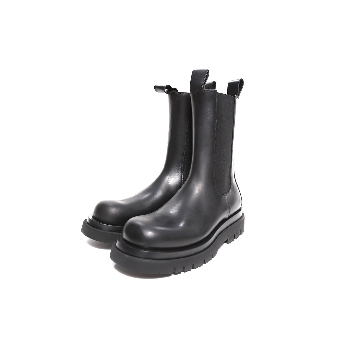 Bottega Veneta by Daniel Lee Black Lug Boots