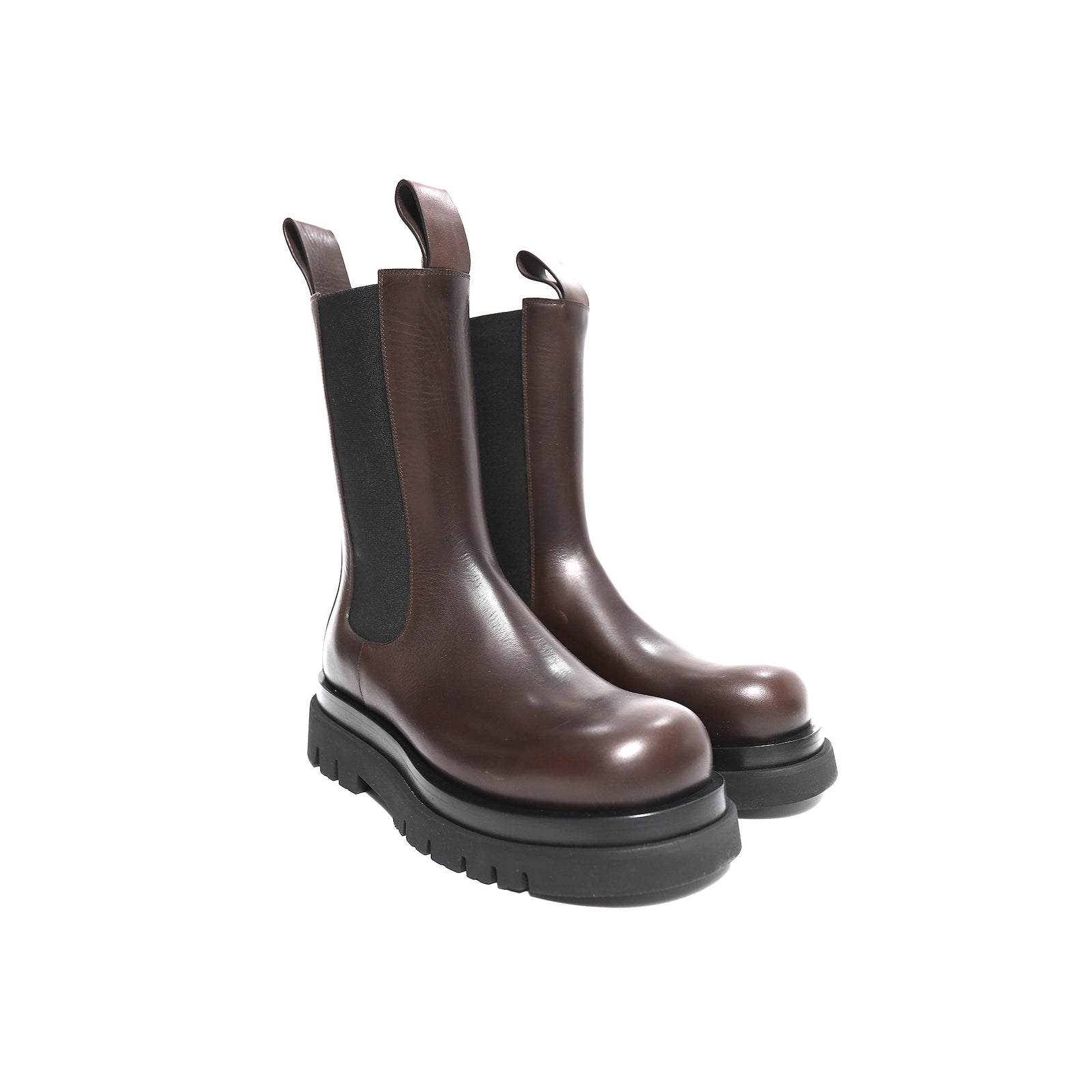 Bottega Veneta by Daniel Lee Brown Lug Boots