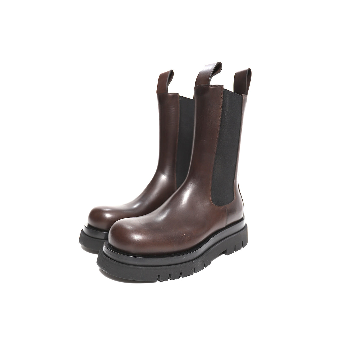Bottega Veneta by Daniel Lee Brown Lug Boots