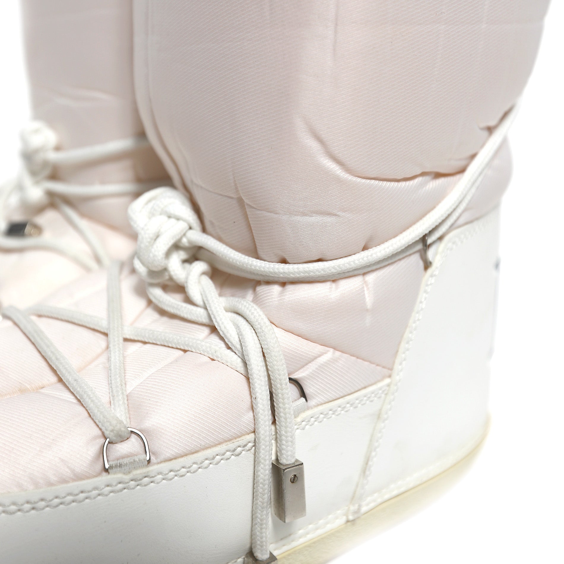 Christian Dior Pink Logo Moon Boots