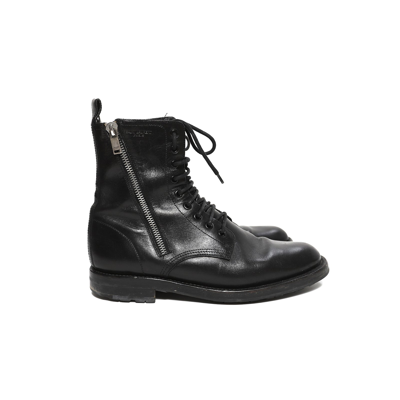 Saint Laurent FW15 Double Zip Ranger Boots