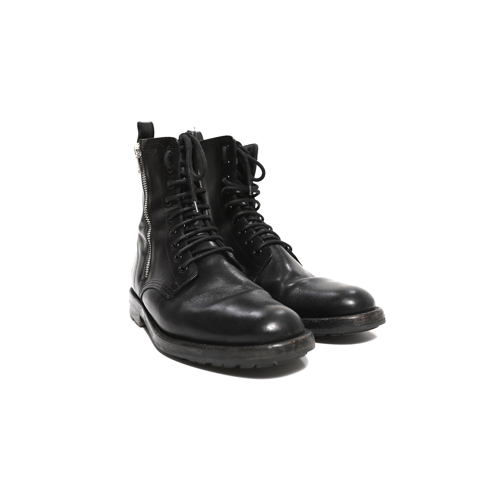 Saint Laurent FW15 Double Zip Ranger Boots