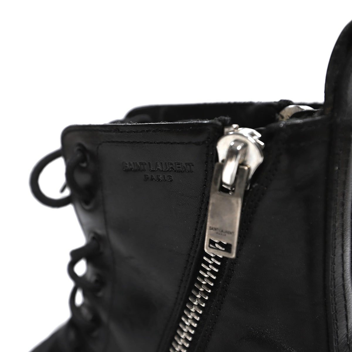 Saint Laurent FW15 Double Zip Ranger Boots