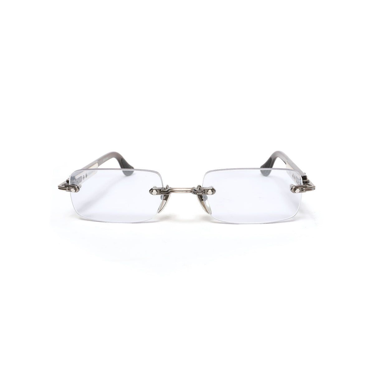 Chrome Hearts 2021 Deep I Glasses Silver/White Ebony