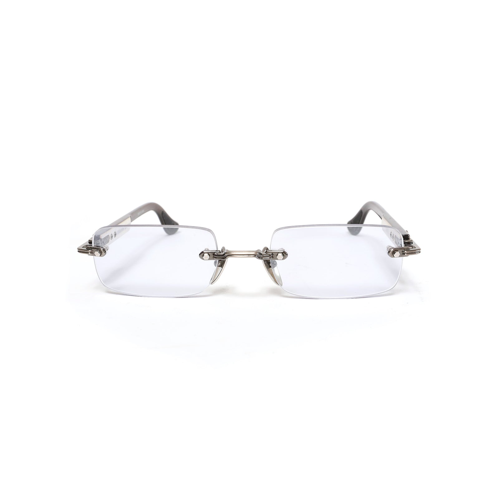 Chrome Hearts 2021 Deep I Glasses Silver/White Ebony