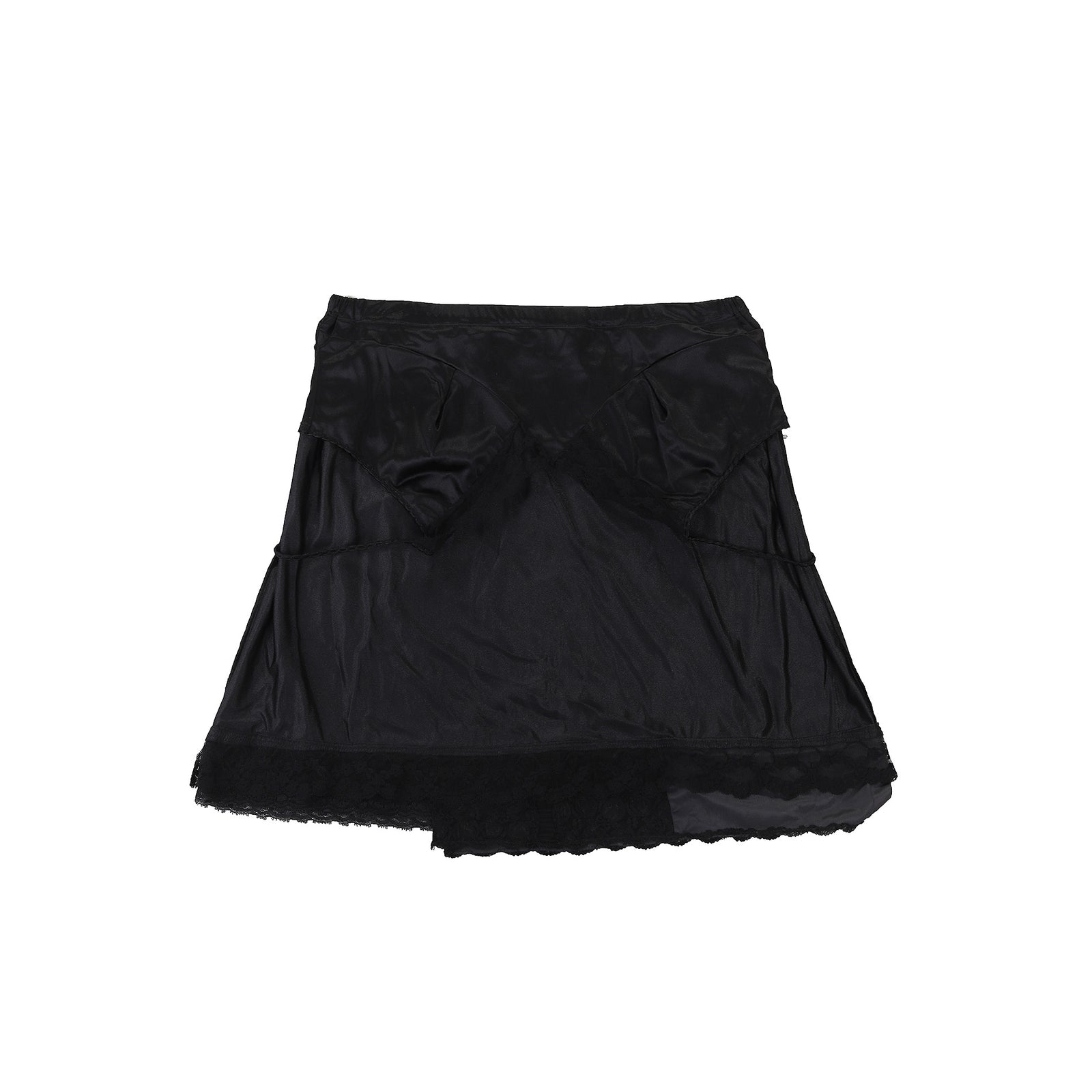 Maison Martin Margiela Artisanal Black Folded Skirt/Dress