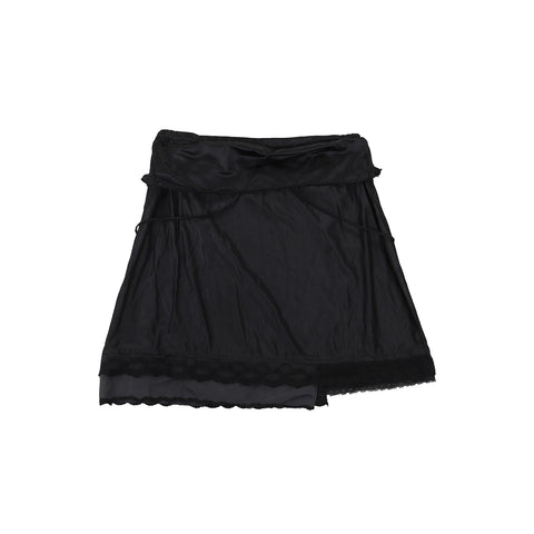 Maison Martin Margiela Artisanal Black Folded Skirt/Dress