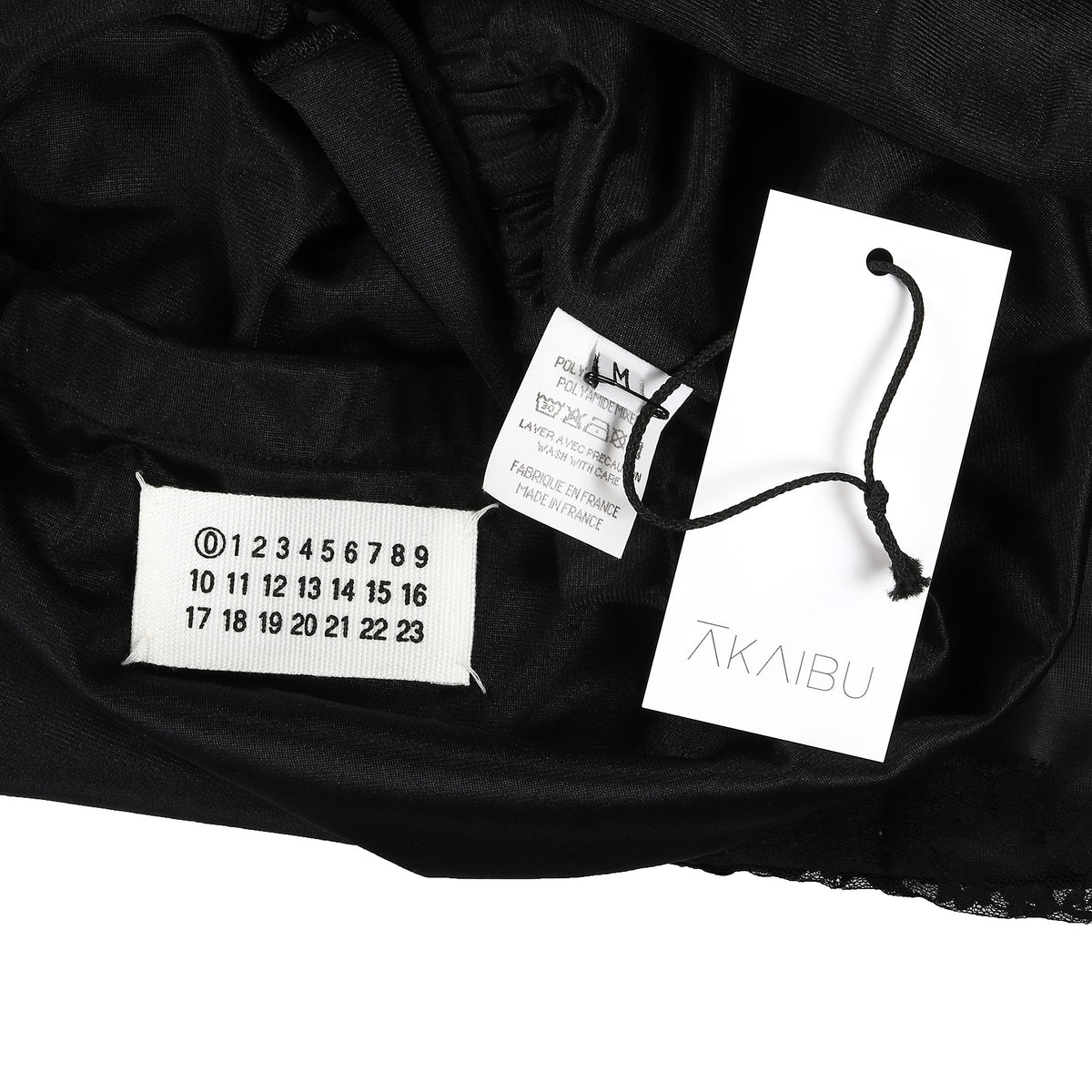 Maison Martin Margiela Artisanal Black Folded Skirt/Dress