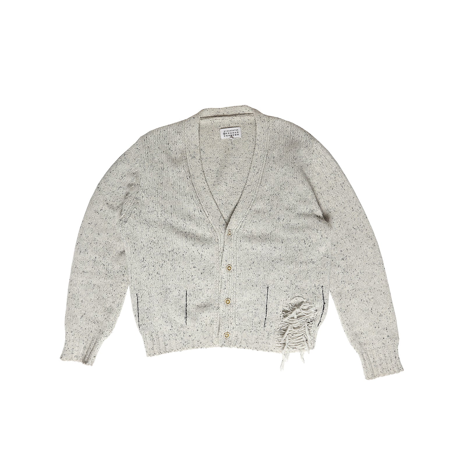 Maison Martin Margiela AW19 Distressed Cardigan