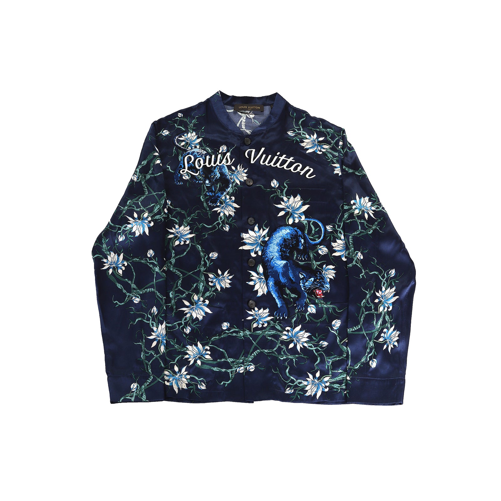 Louis Vuitton SS2016 Panther Silk Pajama Shirt