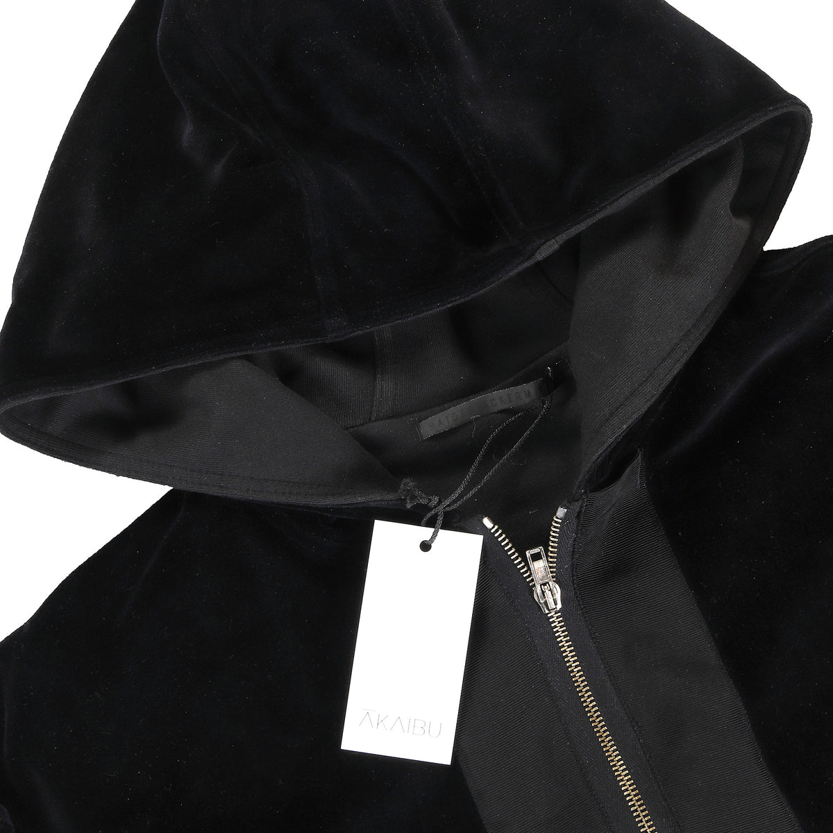 Haider Ackermann FW2014 Velvet Hoodie