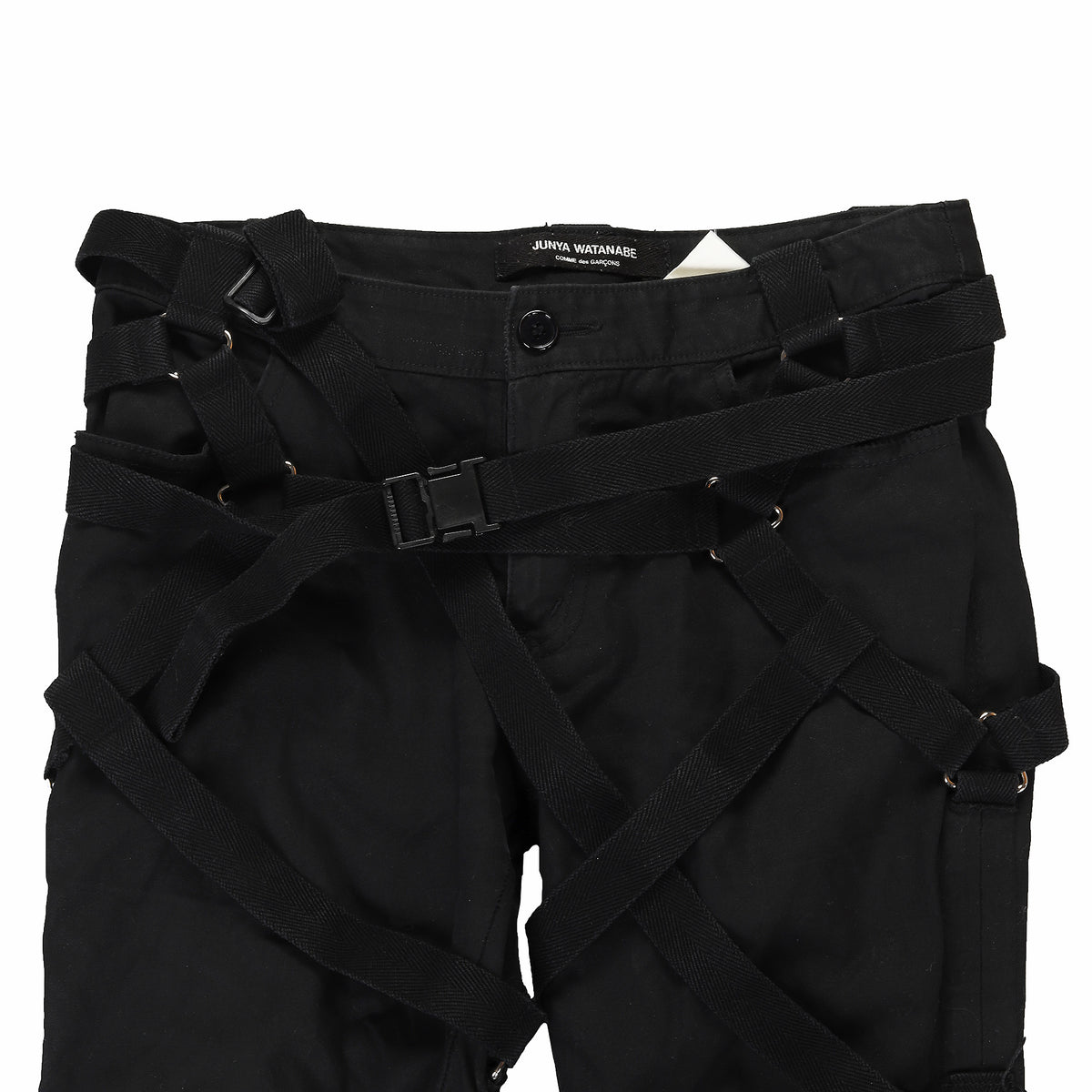 Junya Watanabe Comme Des Garcons SS2002 Black Bondage Parachute Pants