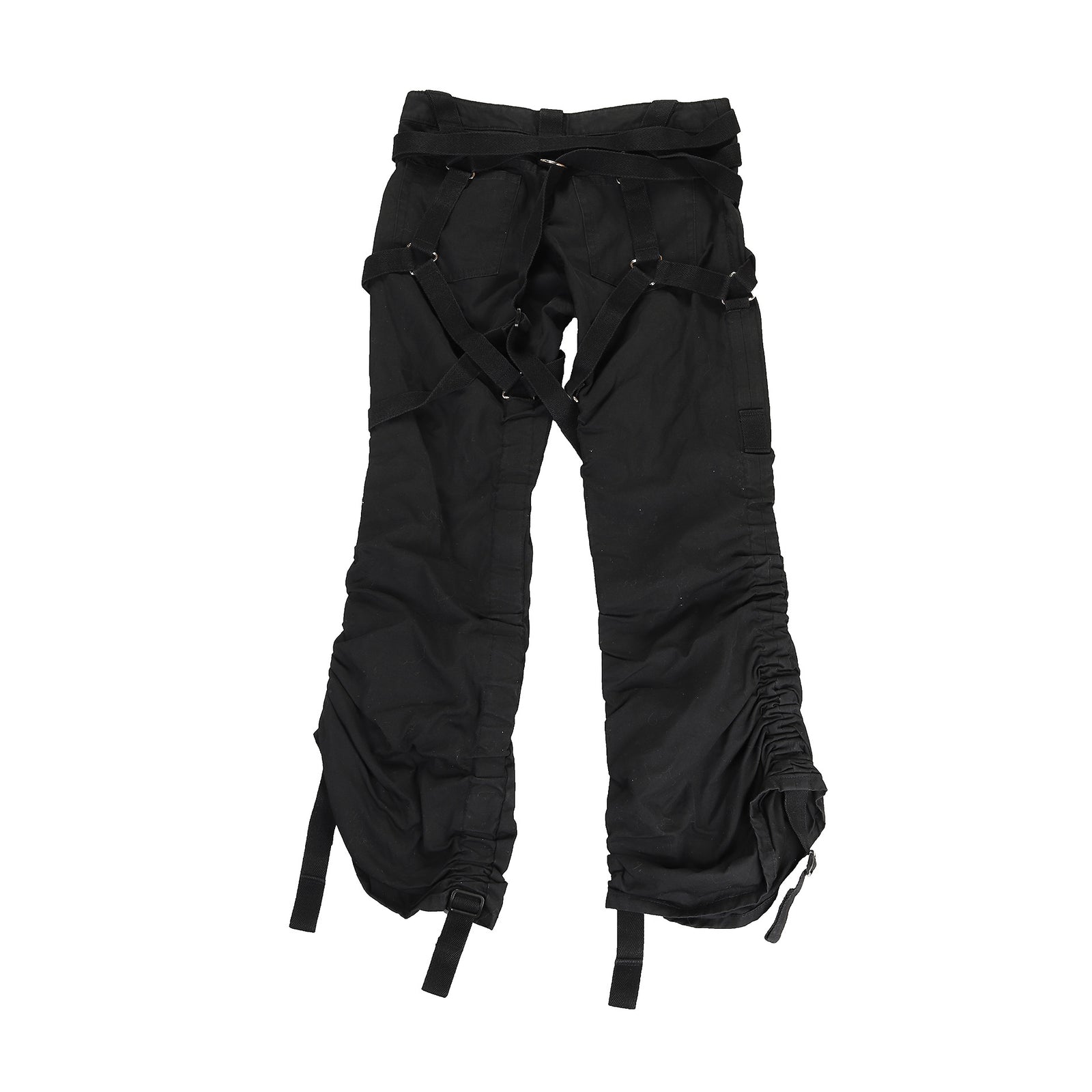 Junya Watanabe Comme Des Garcons SS2002 Black Bondage Parachute Pants