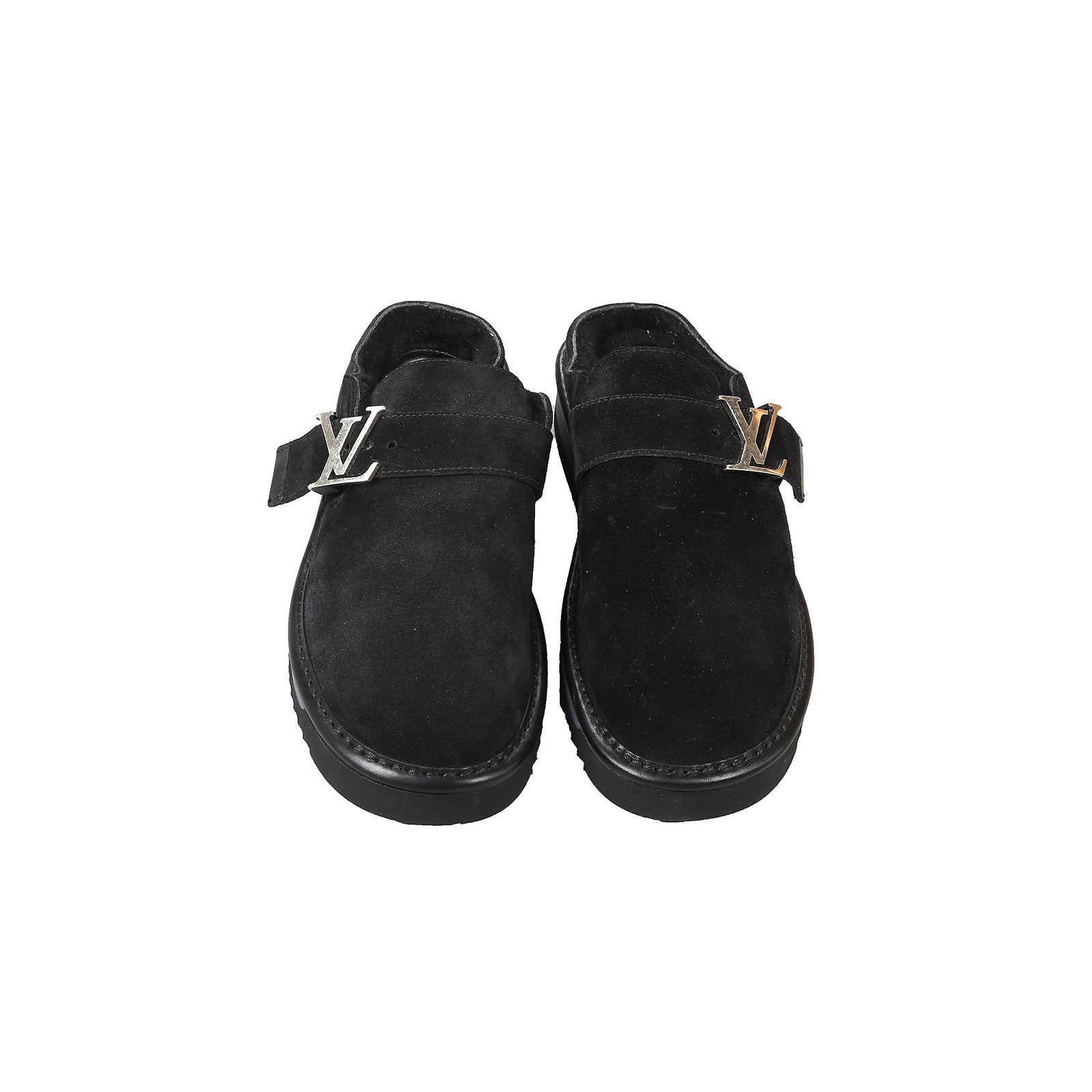Louis Vuitton Nigo Pre Fall 2020 Shearling Cozy Mules