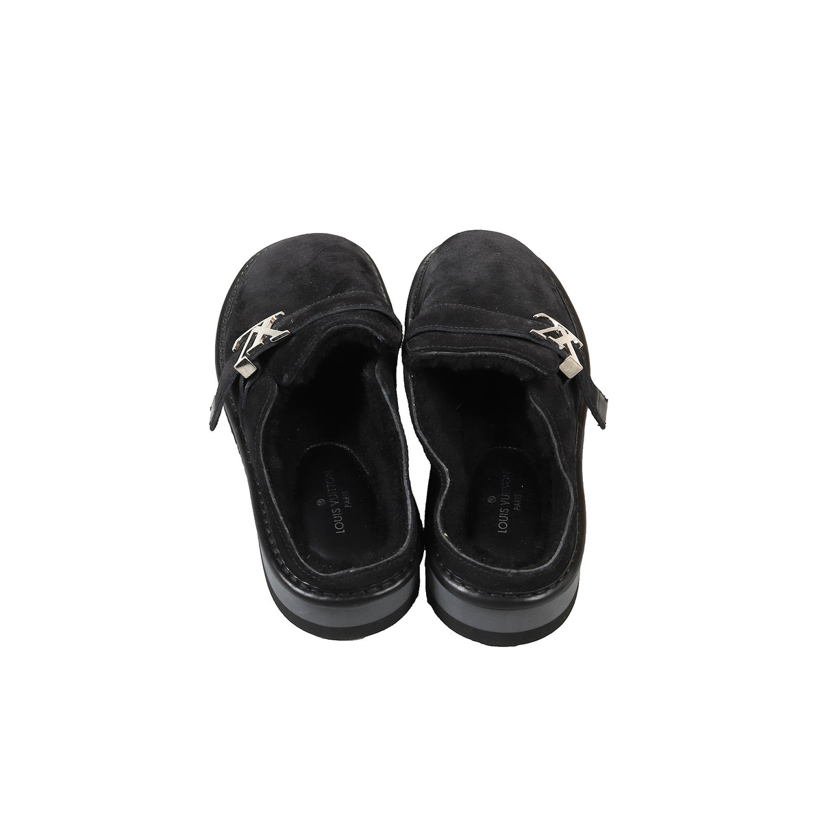 Louis Vuitton Nigo Pre Fall 2020 Shearling Cozy Mules