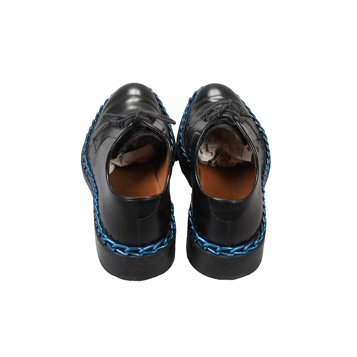 Raf Simons SS12 Metal Chain Leather Derbies