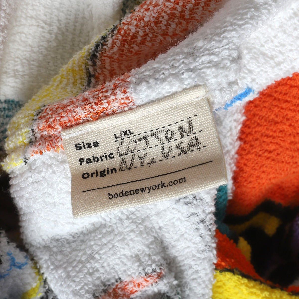 Bode SS21 "A Year Off" Duo-Towel Jacket