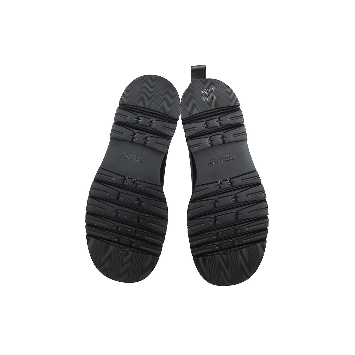 Bottega Veneta FW20 Black Leather Lug Boots