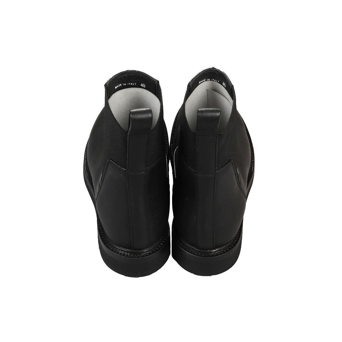 Rick Owens FW19 Creeper Elastic Leather Boots