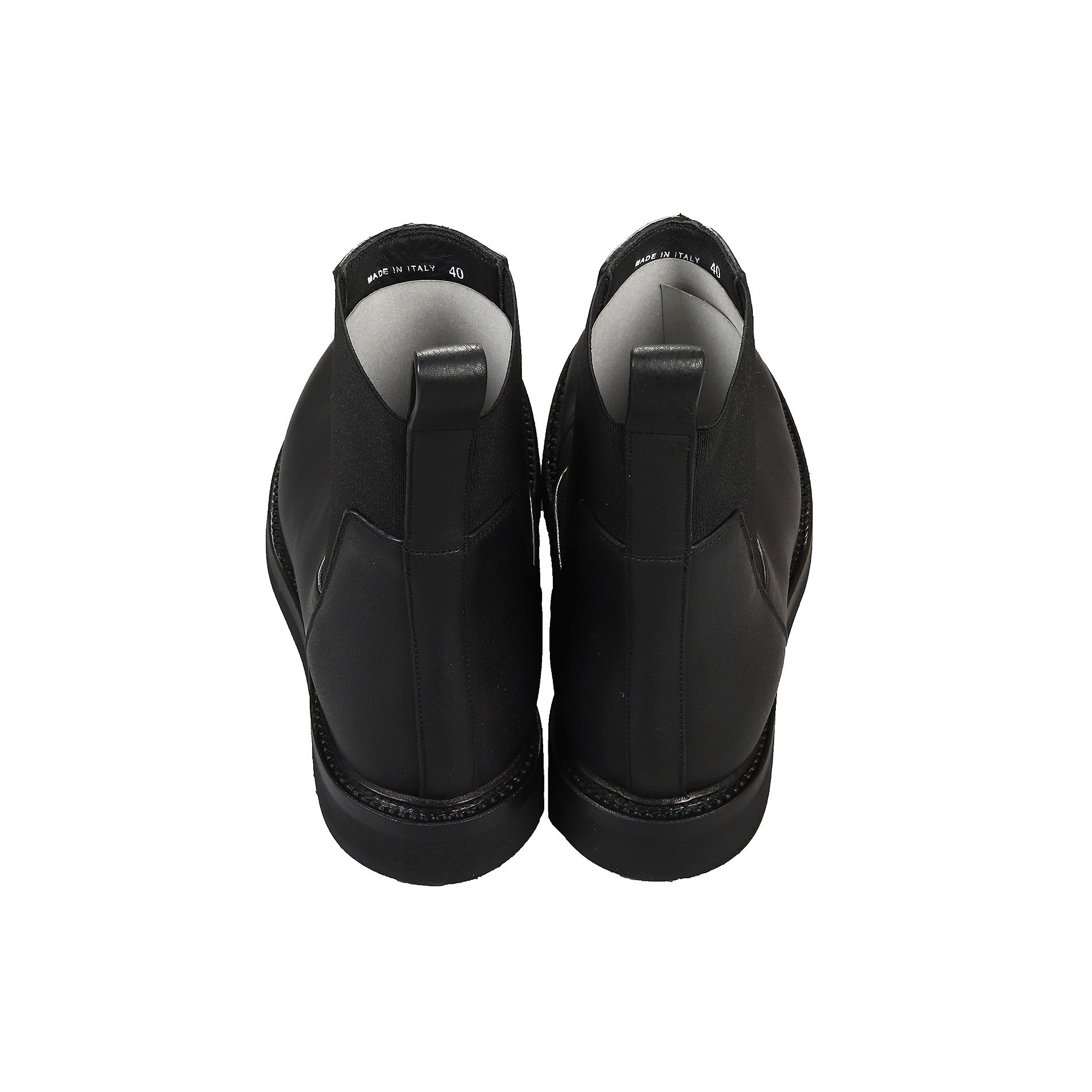 Rick Owens FW19 Creeper Elastic Leather Boots - Ākaibu Store