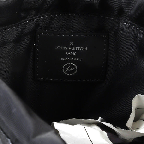 现货】LV Fragment Louis Vuitton Nano藤原浩闪电水桶包斜跨包-Taobao