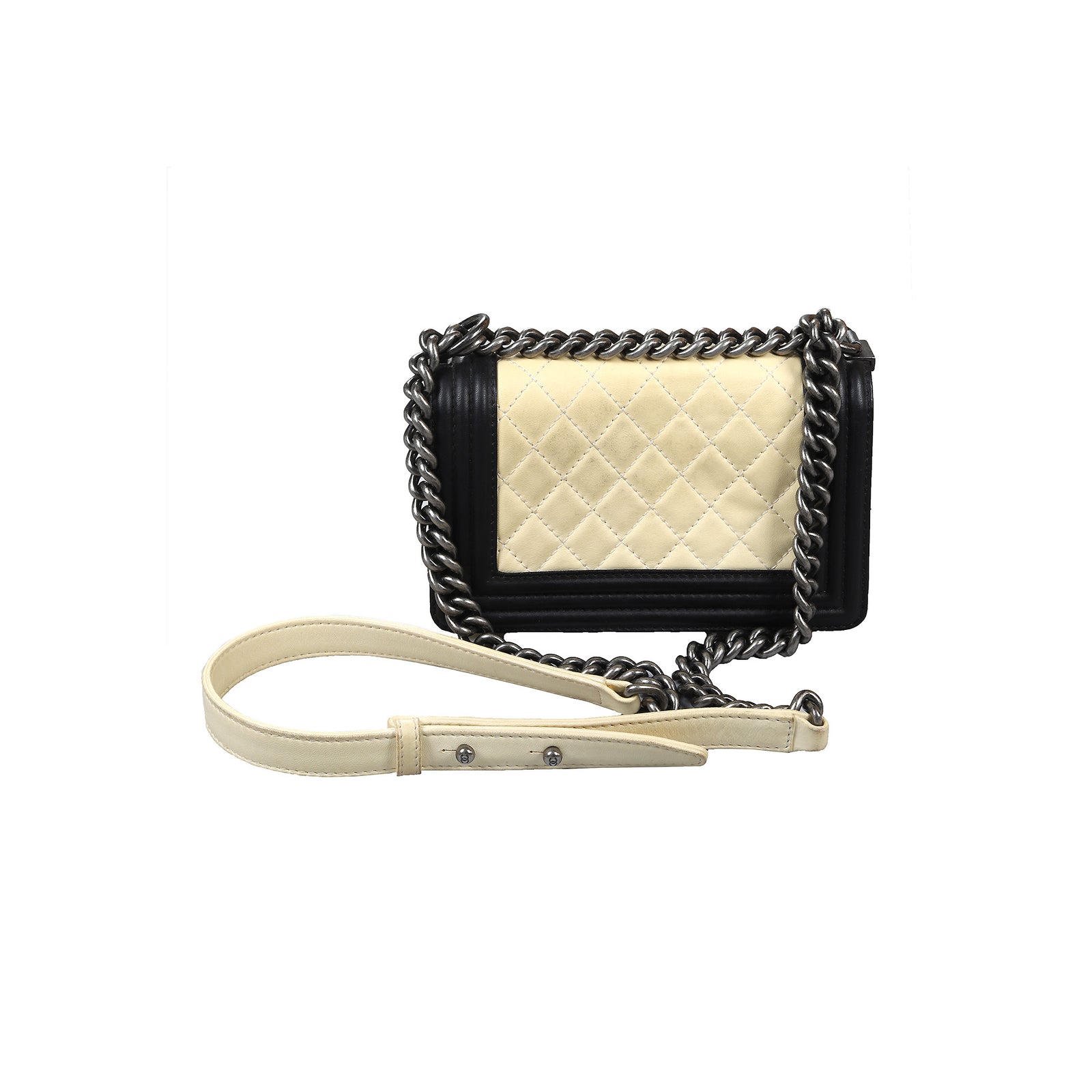 Chanel FW2013 Two Tone Small Boy Bag