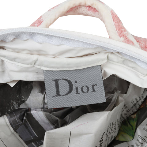 Dior SS2004 by John Galliano Diorissimo Towel Terry Cloth Bag