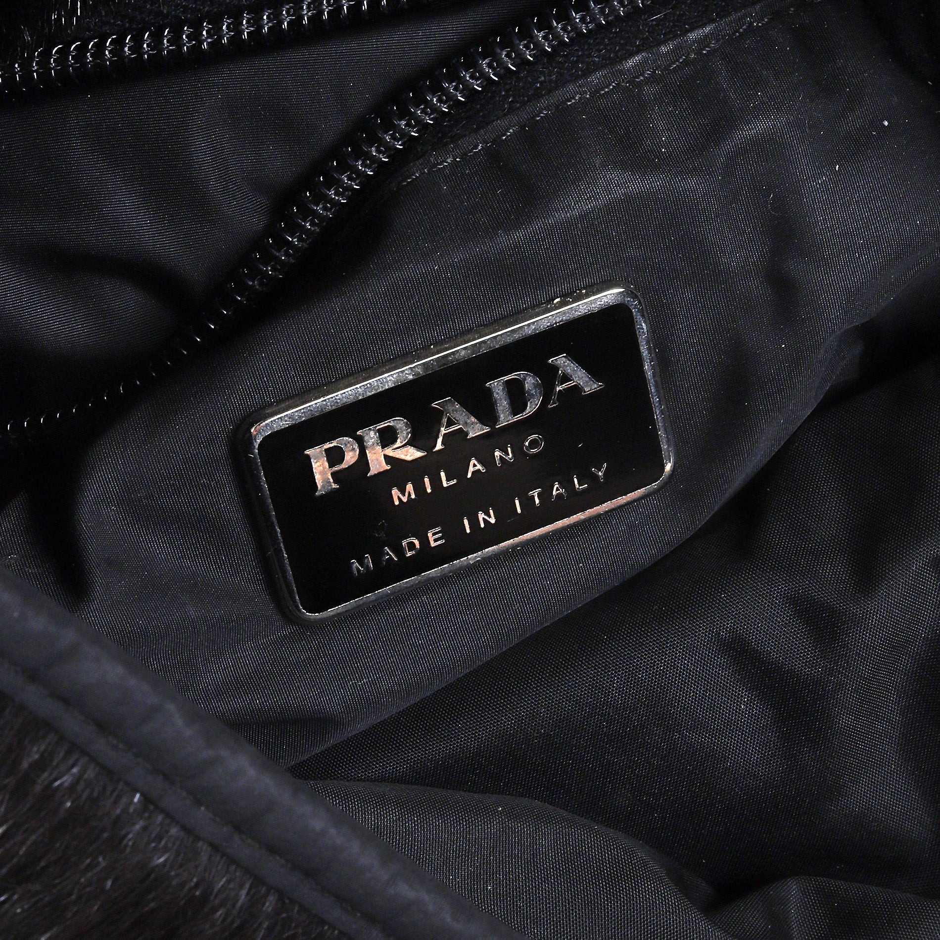 Prada FW99 Black Fur Backpack/Chest Rig