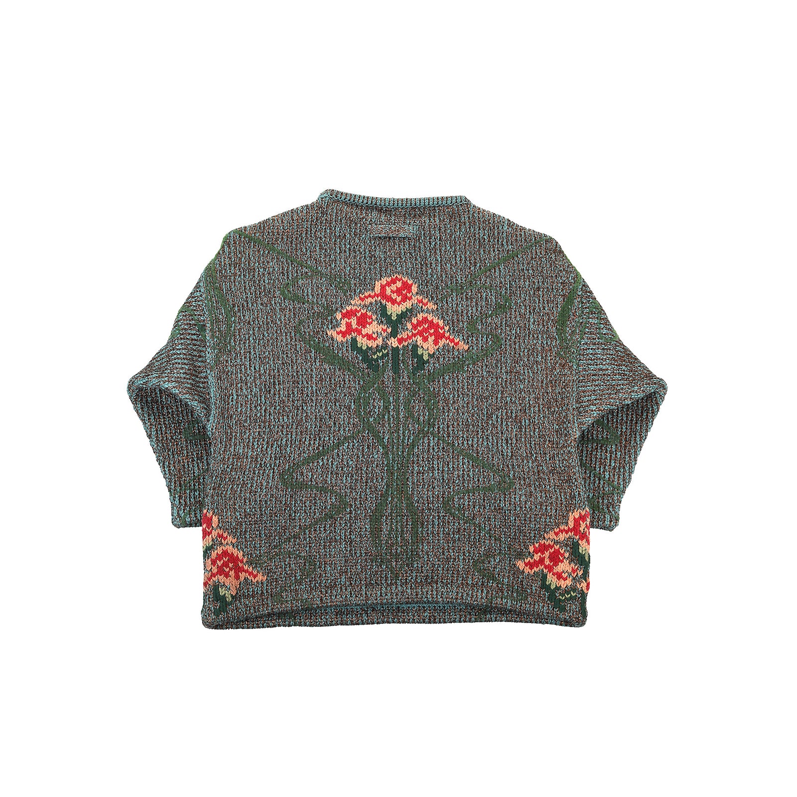 Jean Paul Gaultier FW84 Floral Lurex Knit Sweater
