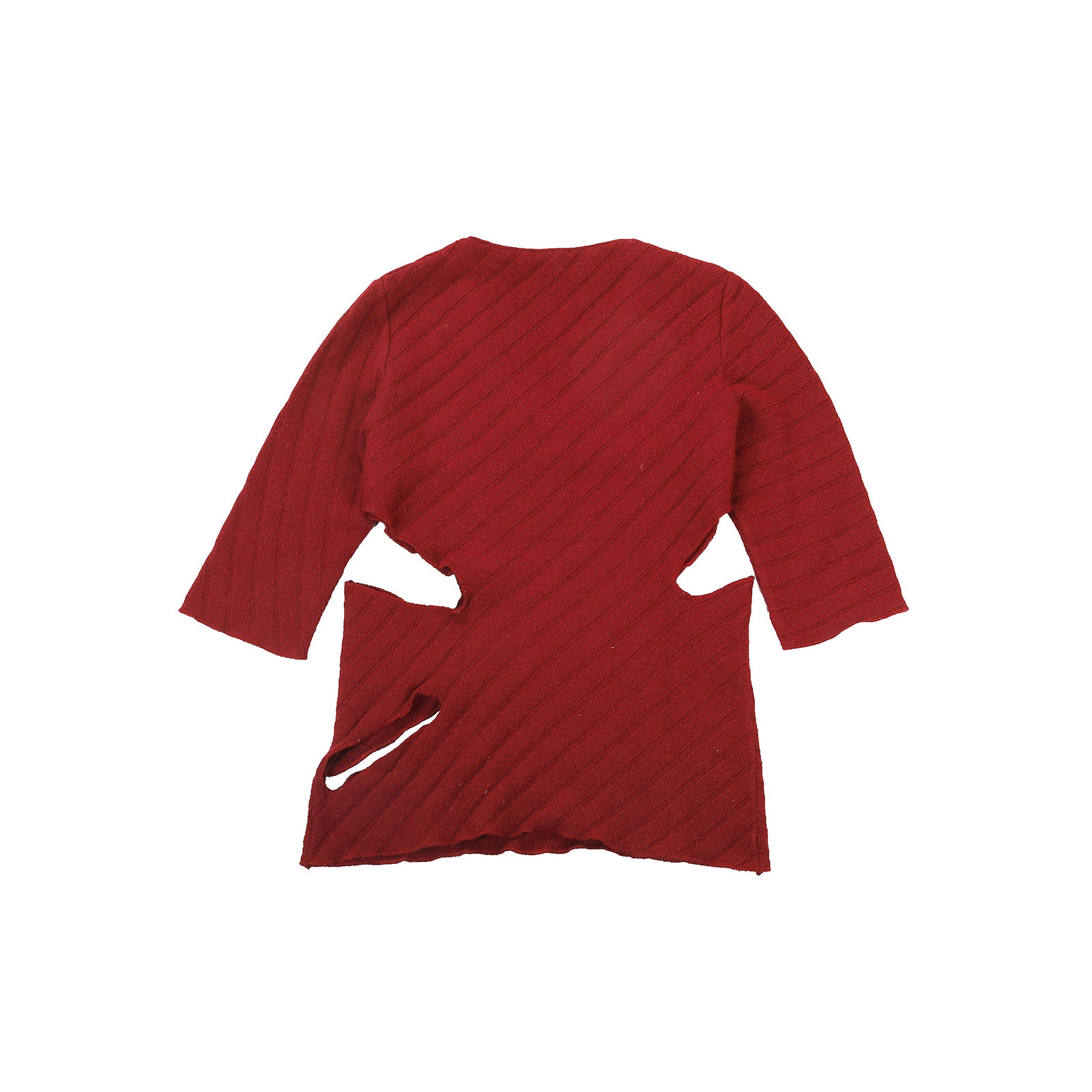 Alexander McQueen AW1998 Joan Of Arc Slashed Knit Sweater