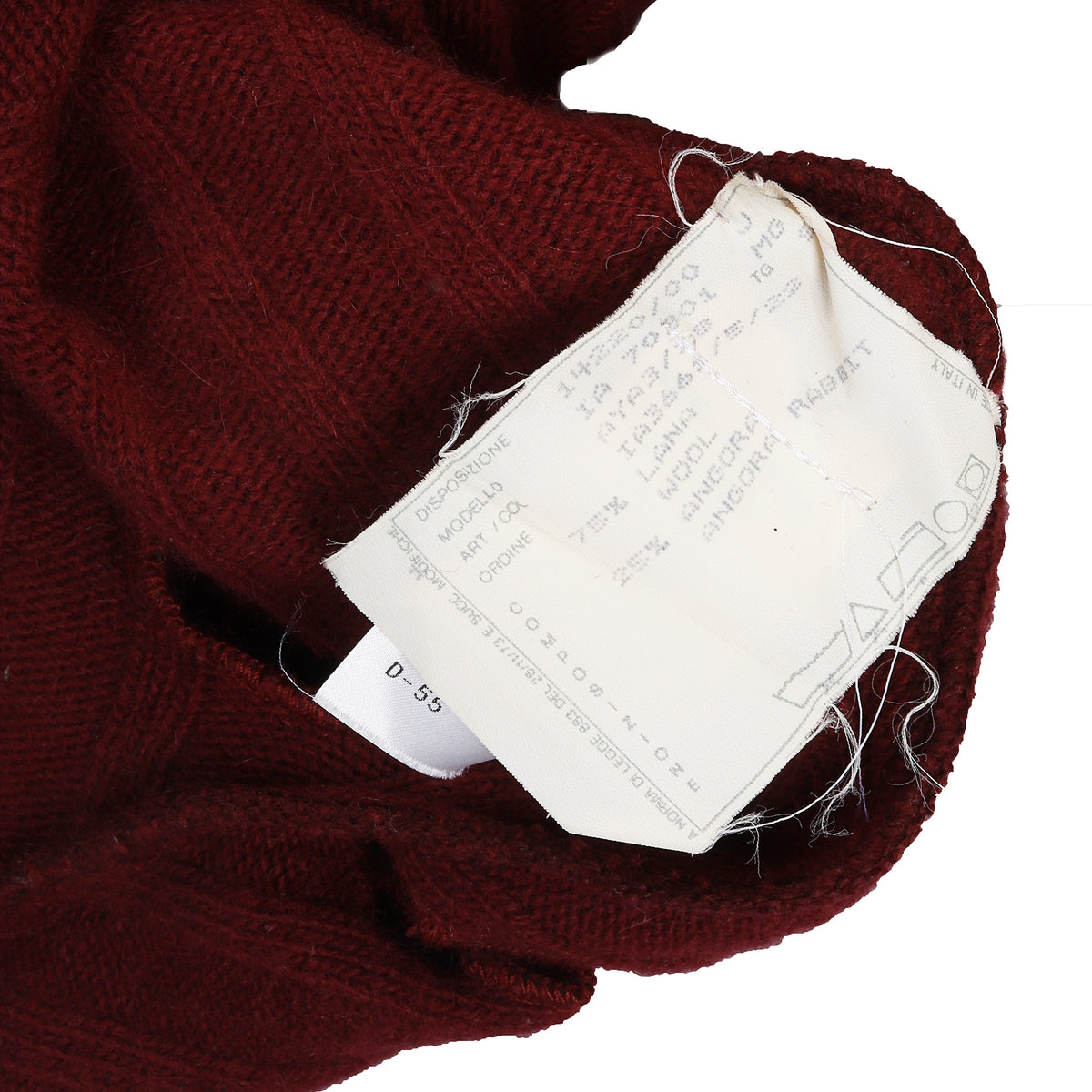 Alexander McQueen AW1998 Joan Of Arc Slashed Knit Sweater