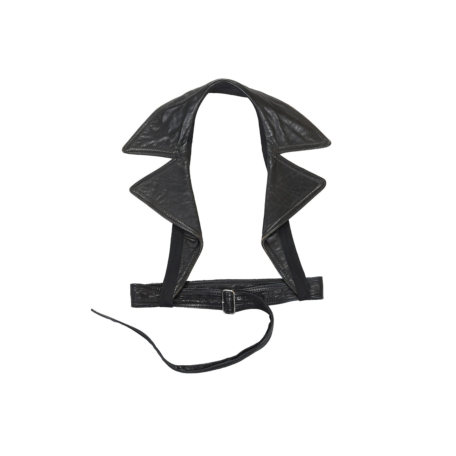 Maison Martin Margiela FW92 Artisanal Reconstructed Black Leather Harness