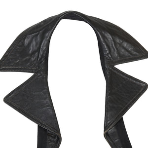 Maison Martin Margiela FW92 Artisanal Reconstructed Black Leather Harness