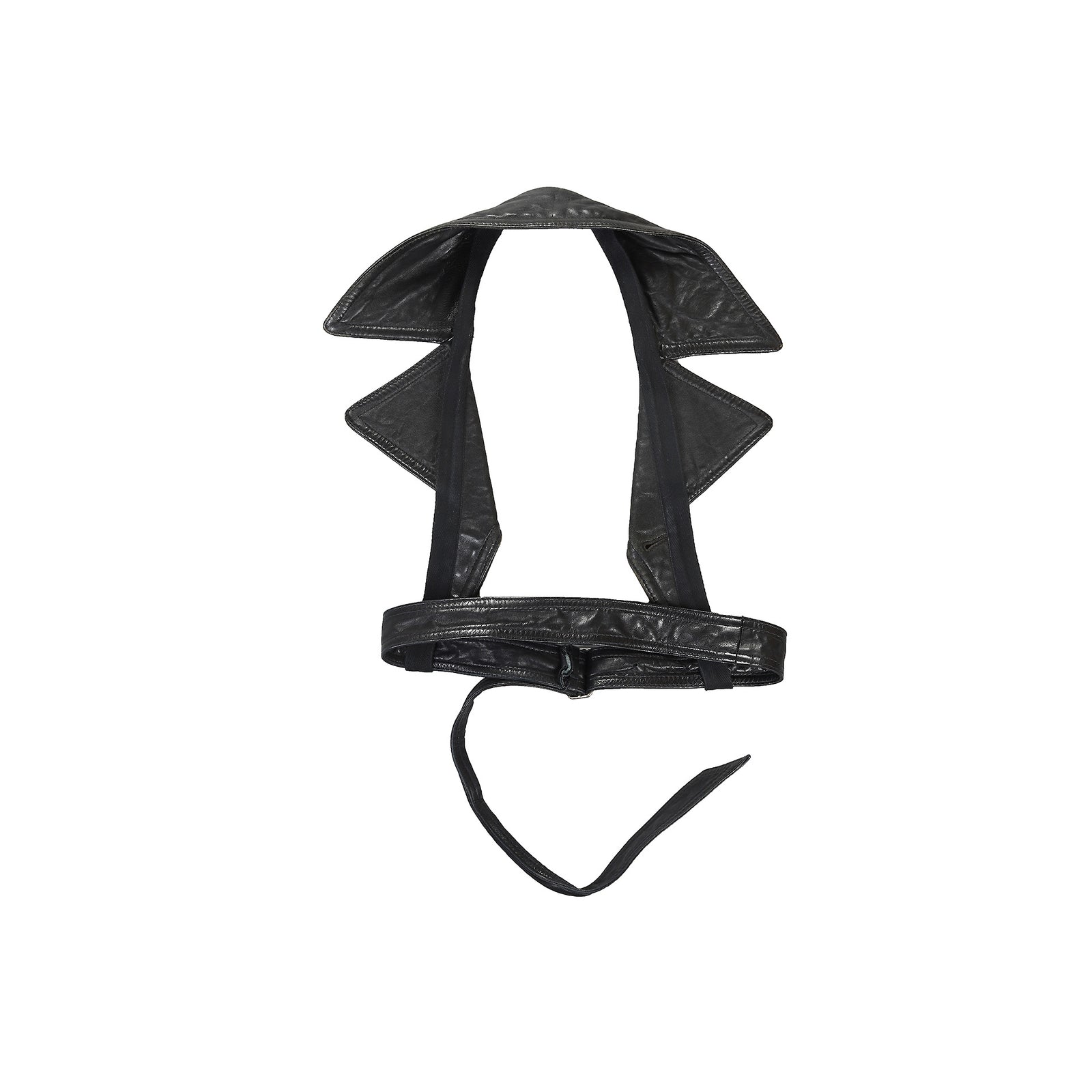 Maison Martin Margiela FW92 Artisanal Reconstructed Black Leather Harness
