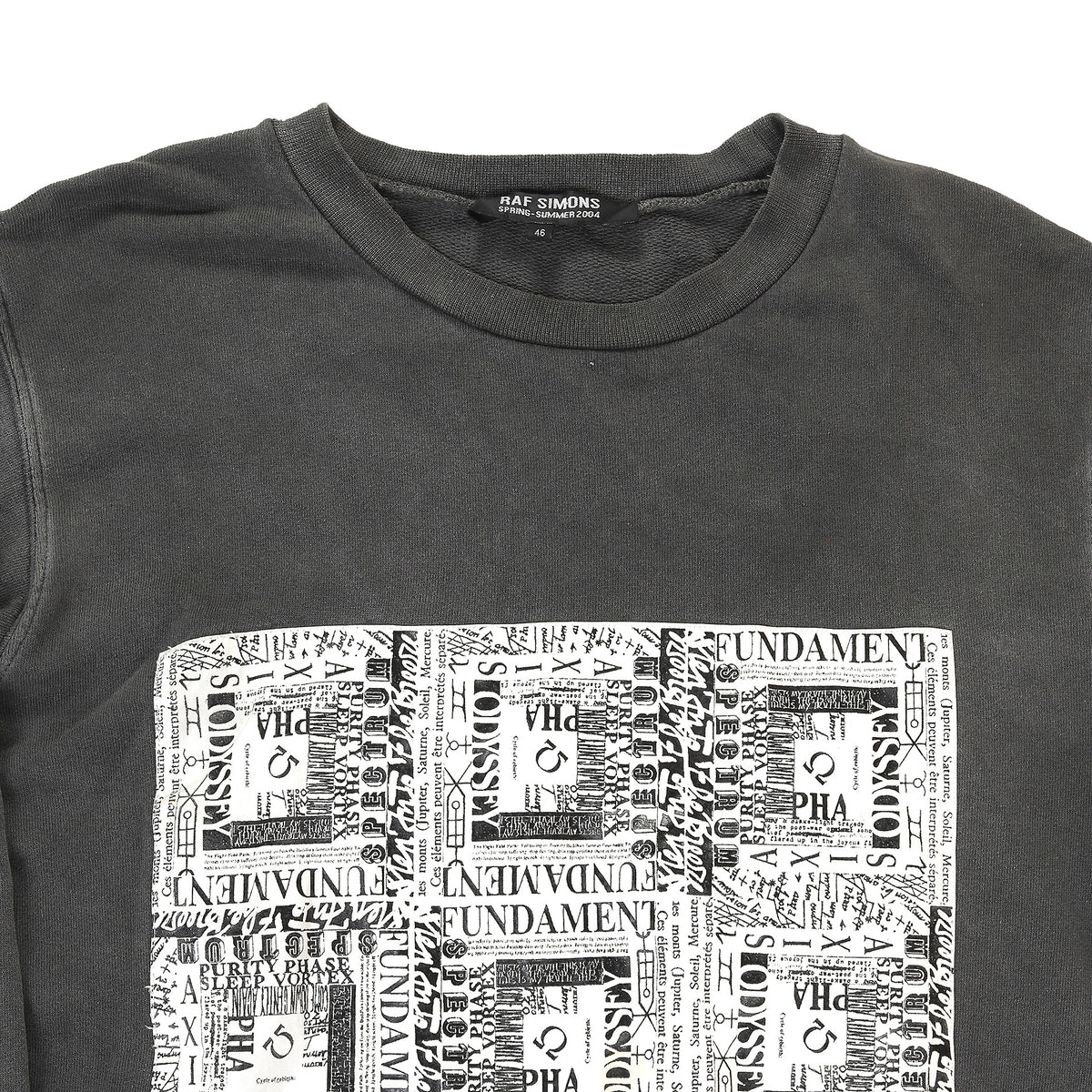 Raf Simons SS2004 Fundamental Patch Sweater