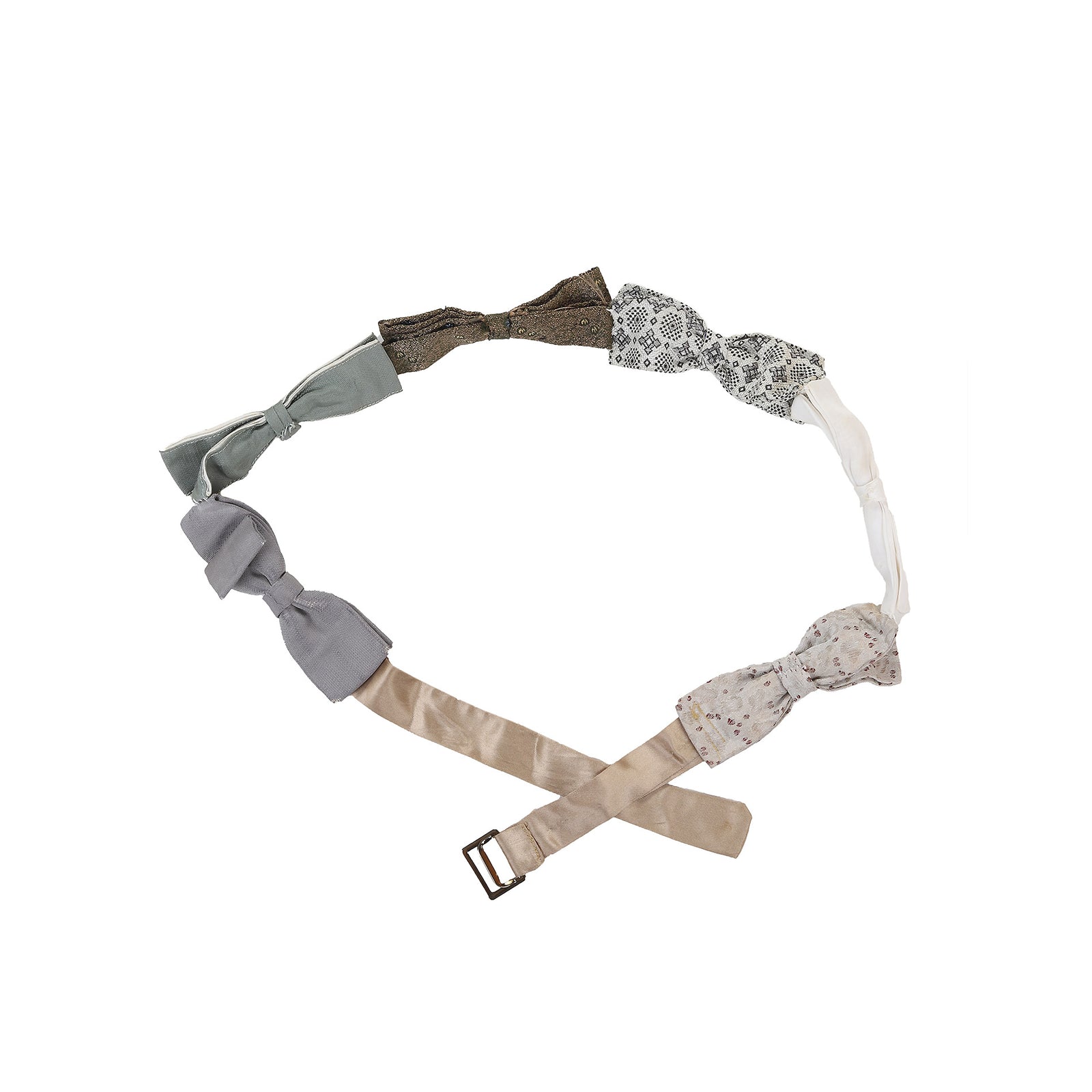 Maison Martin Margiela SS2004 Artisanal Reconstructed Bow Tie Belt