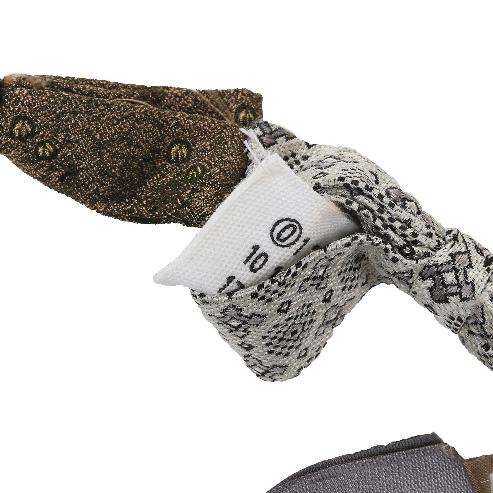 Maison Martin Margiela SS2004 Artisanal Reconstructed Bow Tie Belt