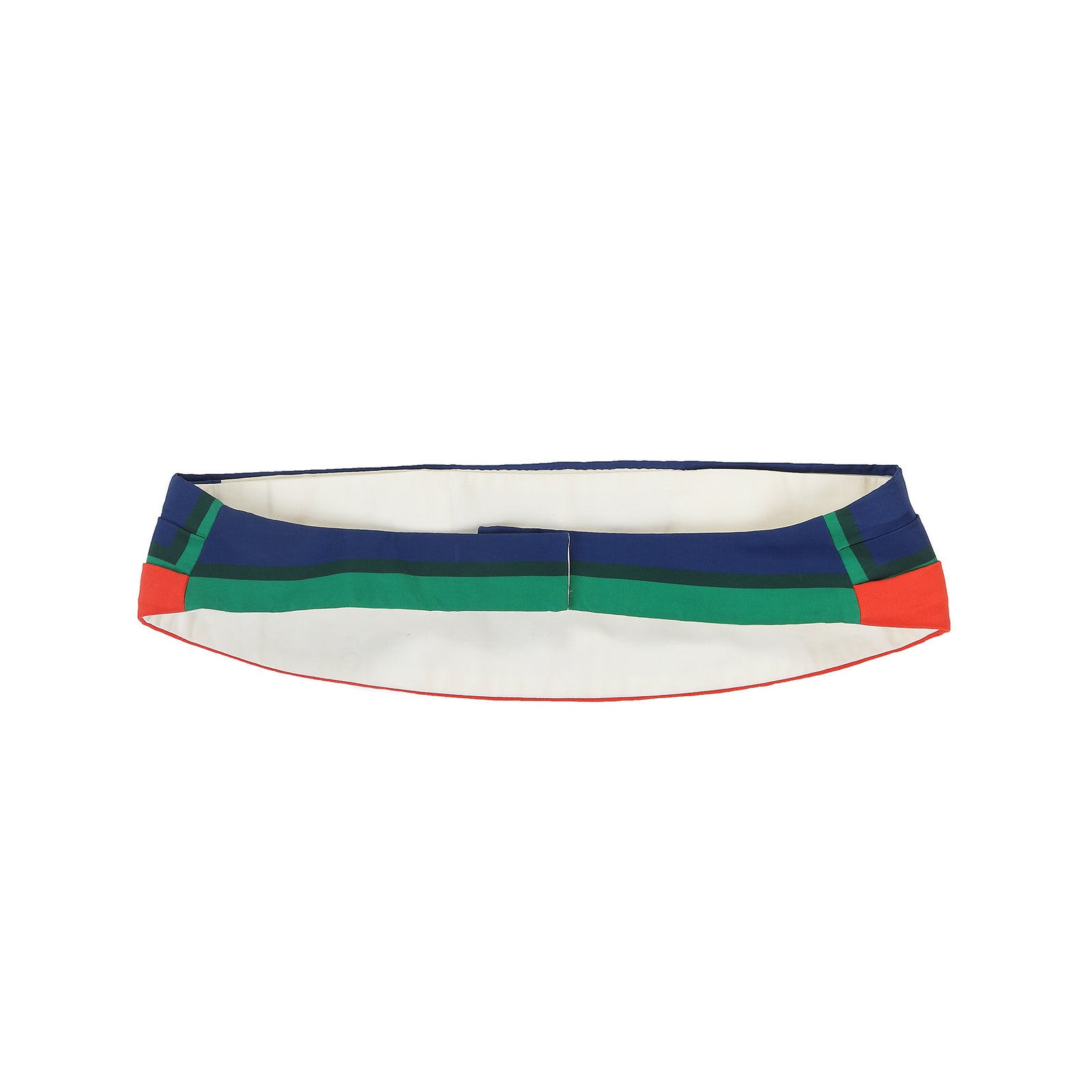 Céline SS2011 by Phoebe Philo Multicolor Silk Cummerbund Belt