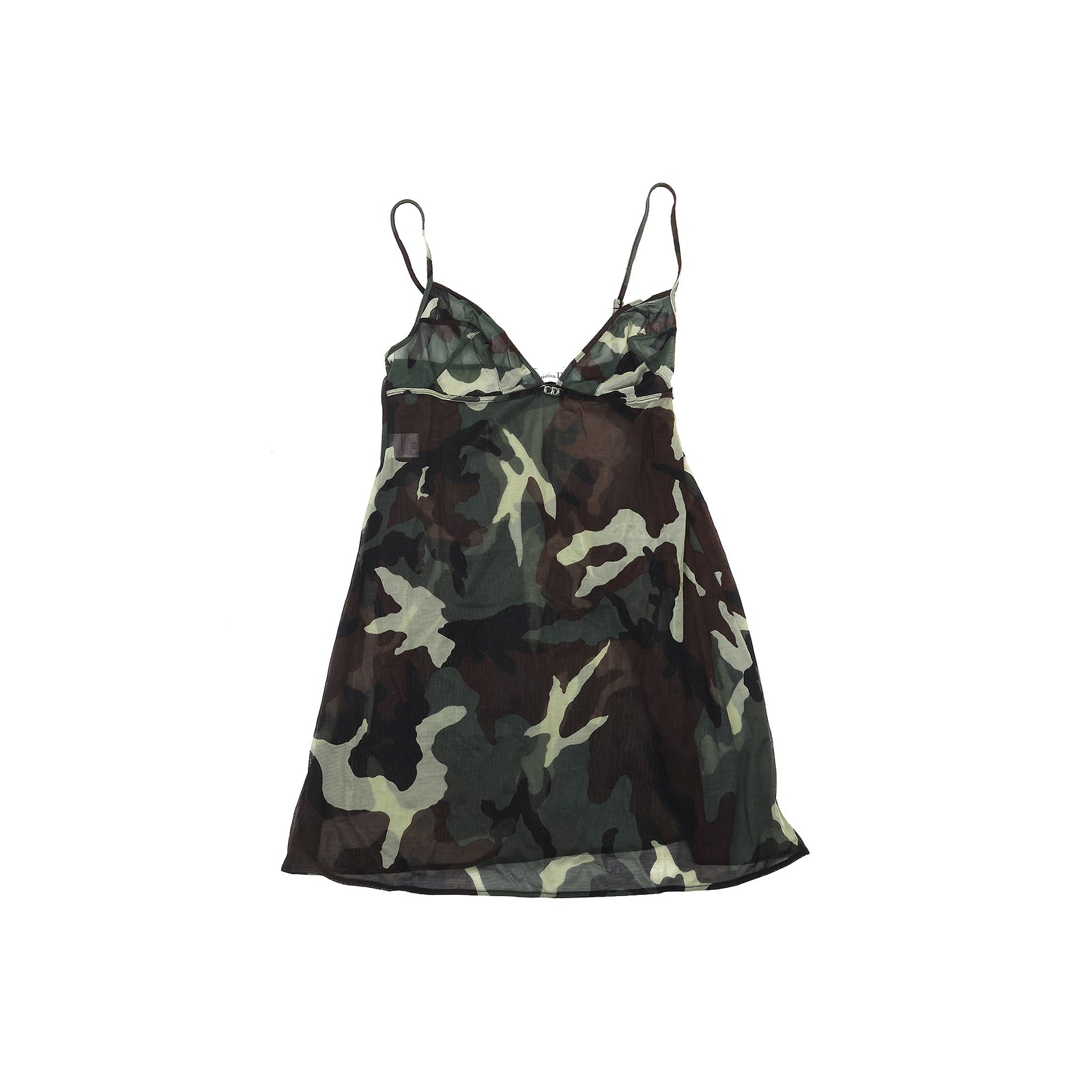 Dior SS2001 by John Galliano Camo Beach Set Bikini + Dress