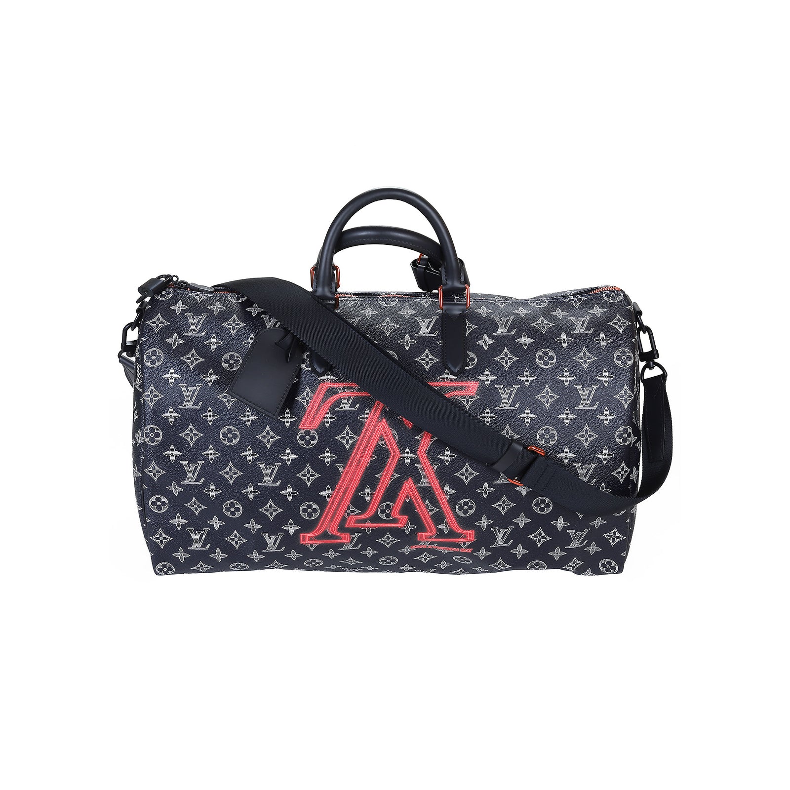 Louis Vuitton FW2018 Monogram Eclipse Upside Down Keepall 50