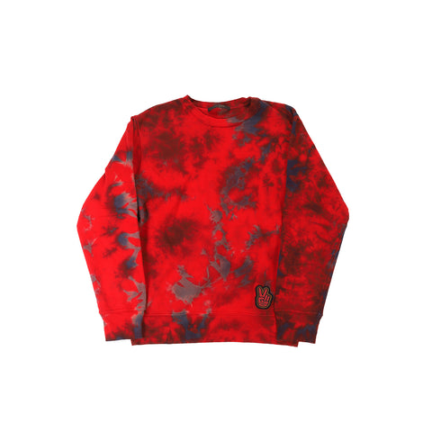 Louis Vuitton SS2014 Patched Tie-Dye Sweater