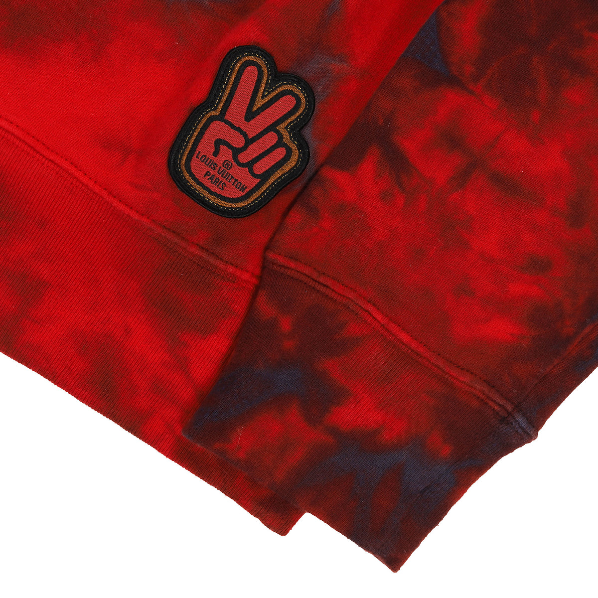Louis Vuitton SS2014 Patched Tie-Dye Sweater