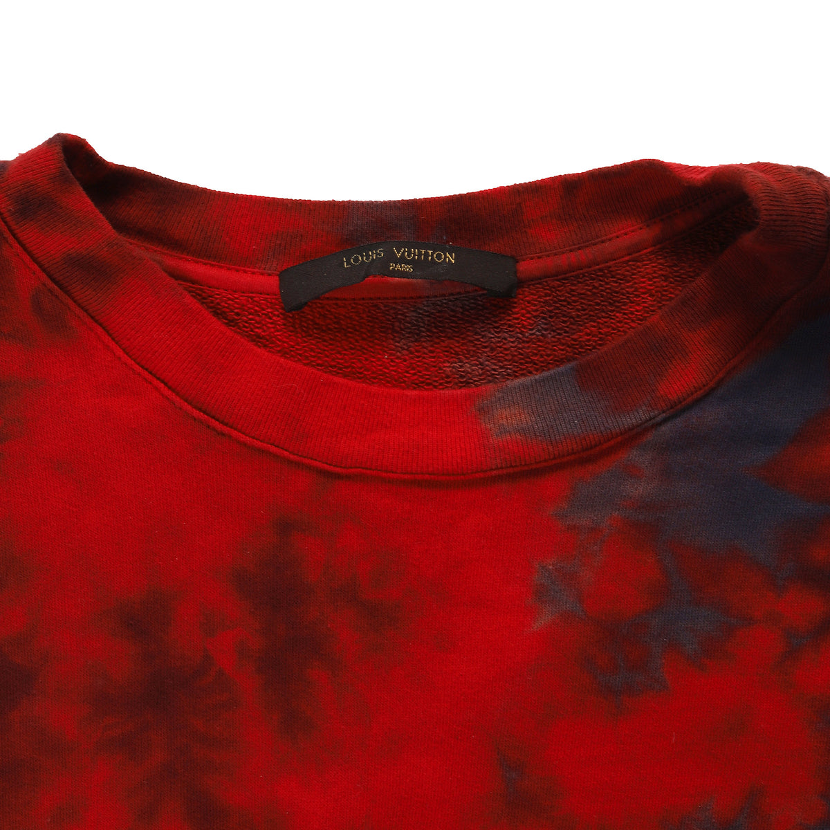 Louis Vuitton SS2014 Patched Tie-Dye Sweater