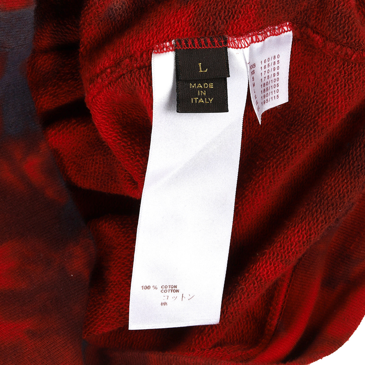 Louis Vuitton SS2014 Patched Tie-Dye Sweater