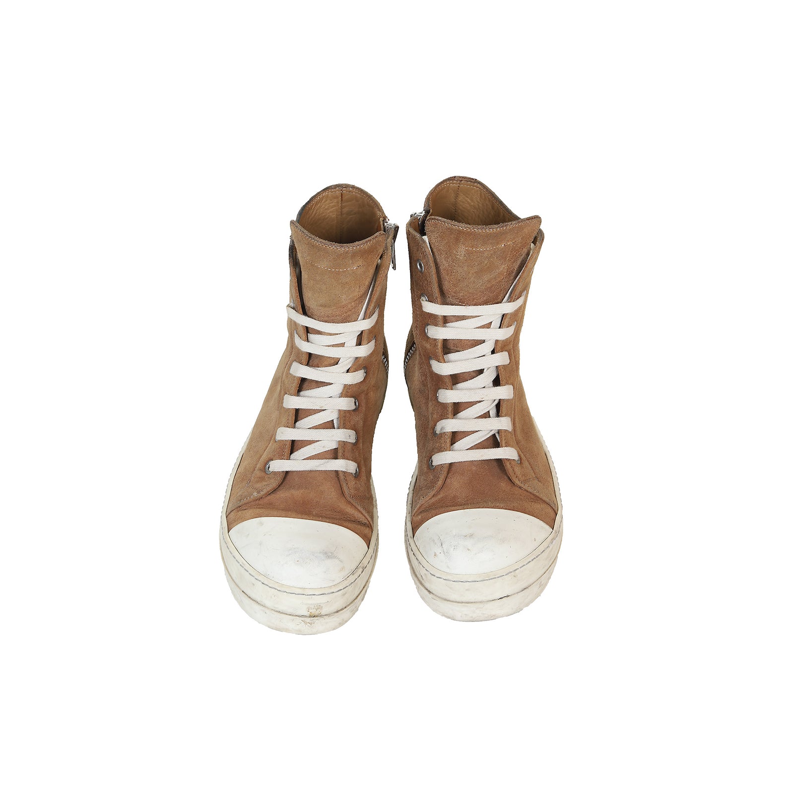 Rick Owens SS2015 Brown Suede Ramones