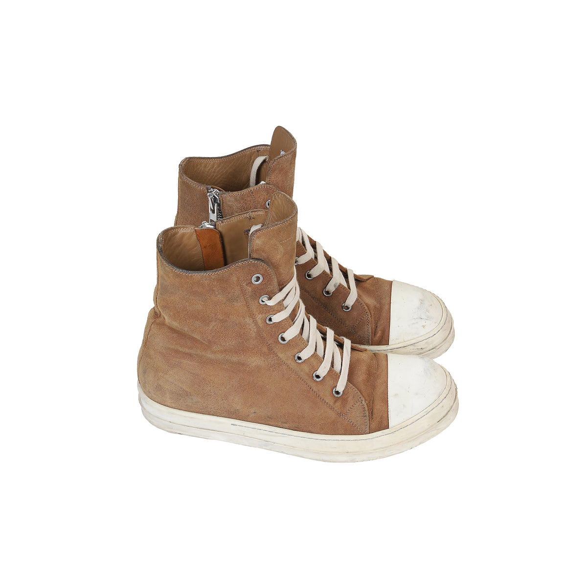 Rick Owens SS2015 Brown Suede Ramones