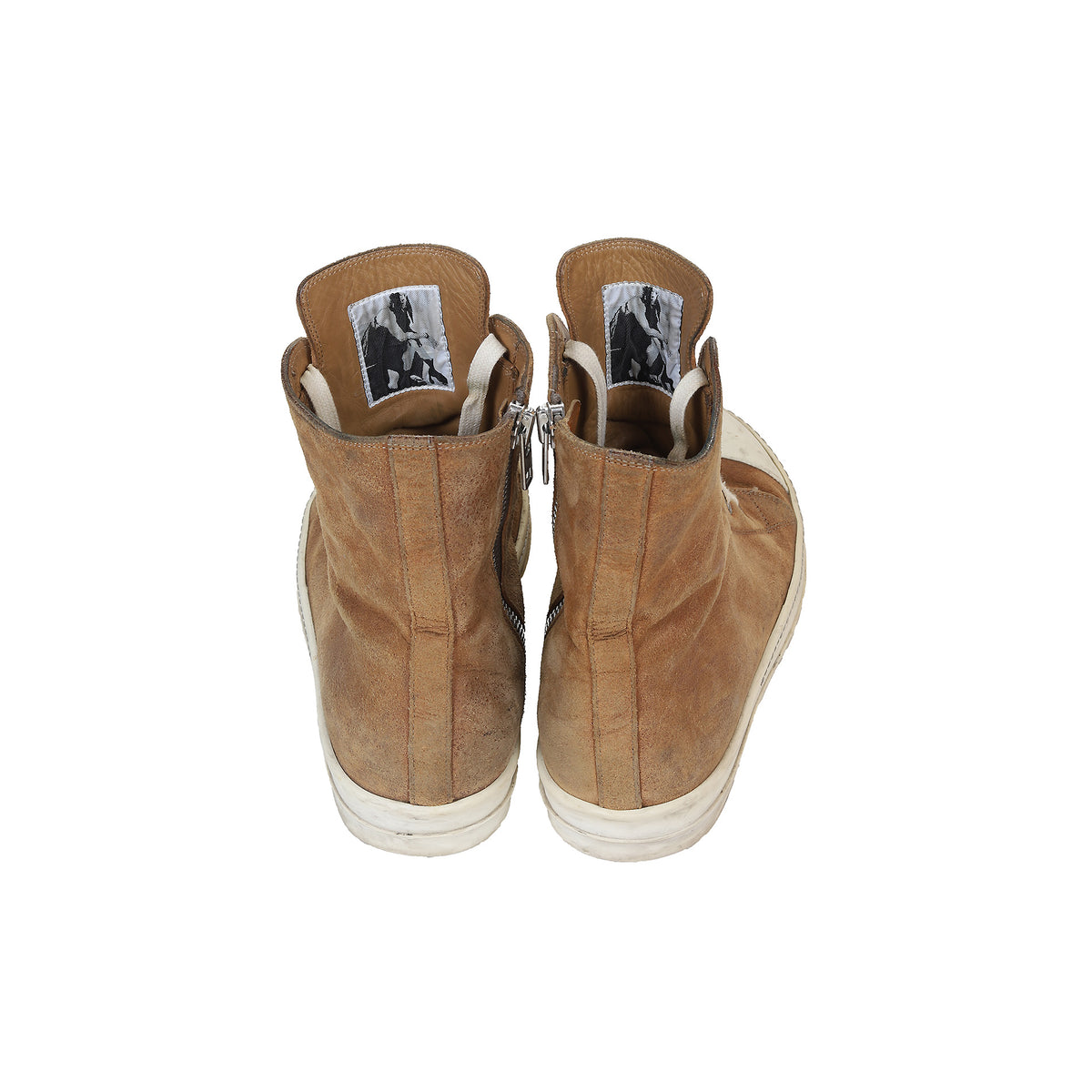 Rick Owens SS2015 Brown Suede Ramones