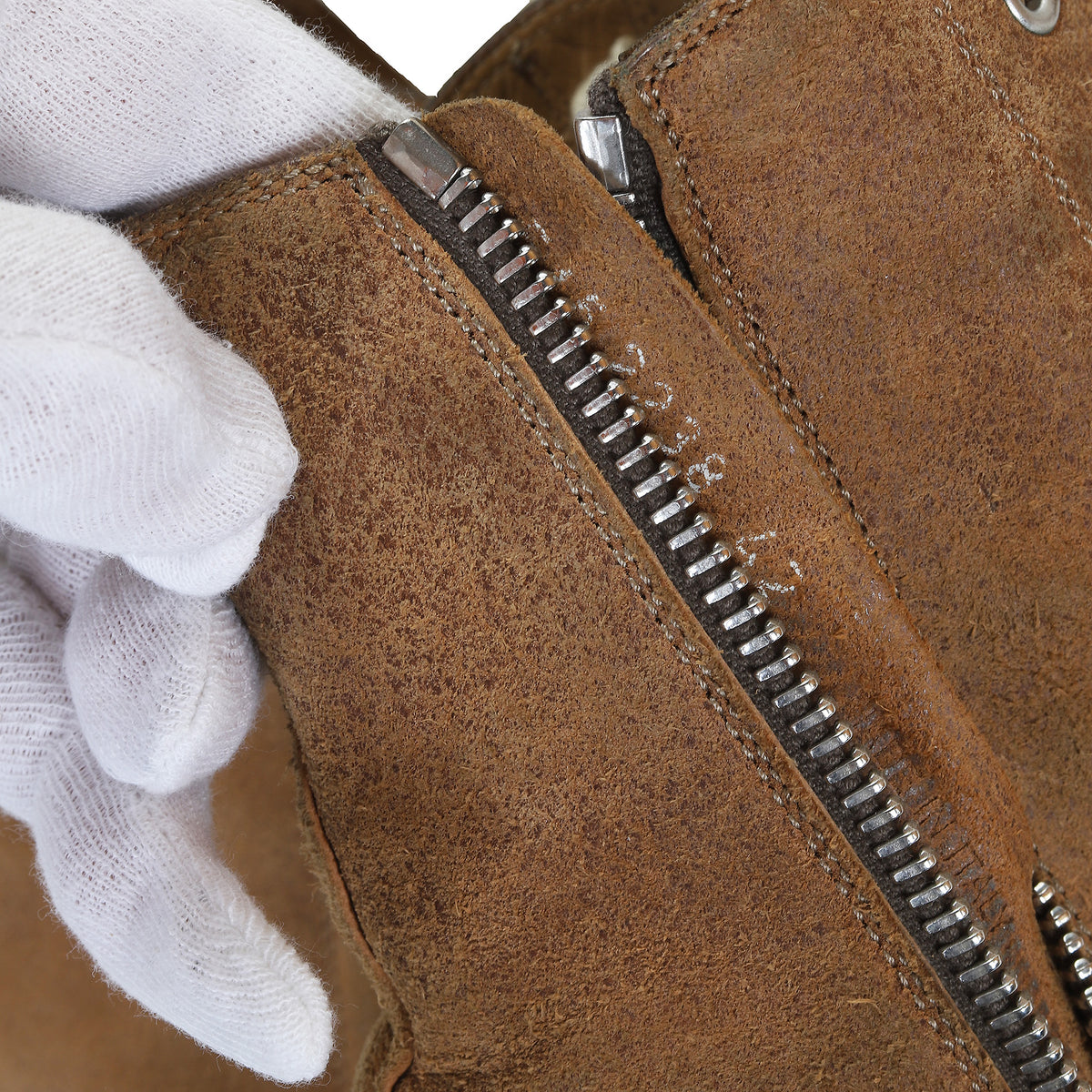 Rick Owens SS2015 Brown Suede Ramones