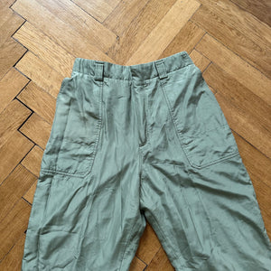 Ermenegildo Zegna Couture Green Silk Lined Pants